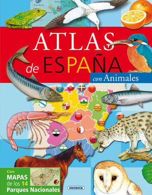 ATLAS DE ESPAQA CON ANIMALES  VIENE DE LA REF:S024