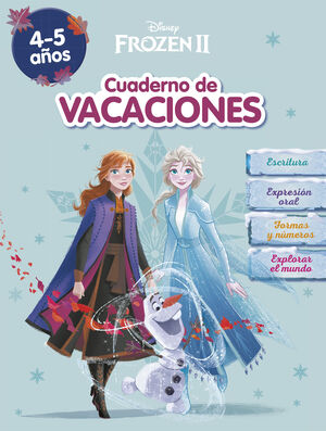 FROZEN CUADERNO DE VACACIONES 4 5 AÑOS DISNEY CUAD